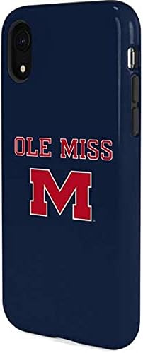 Skinit Pro Phone Case Compatible with iPhone XR - Officially Licensed University of Mississippi Ole Miss Blue Design