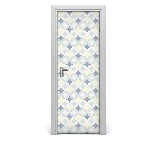 Papier peint sur la porte géométrique rétro Coloray Magic-Stick 85x200cm