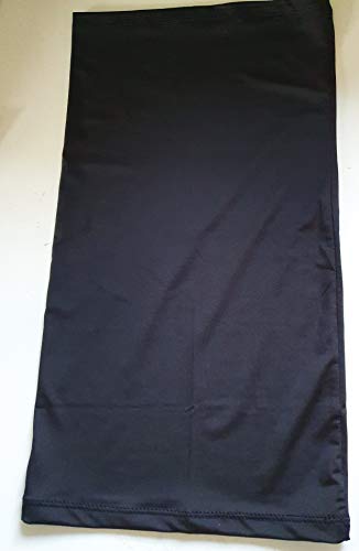 PieloBa Schlauchschal Unisex elastisches Microfaser Halstuch Multifunktionstuch Schwarz Cover