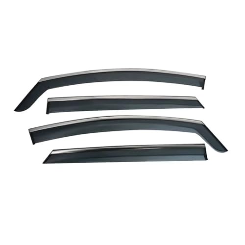 Déflecteurs de vent haut de gamme avec finition chrome strip pour ATTO 2