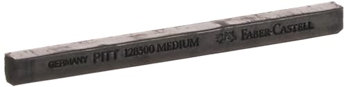 Preisvergleich Produktbild Faber-Castell F128300 Pitt Monochrome Single Pastell, Burnt Black (199), Medium