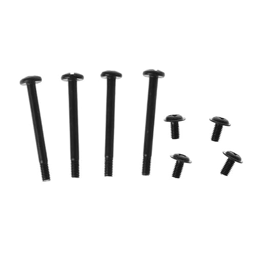 8PCS/Set Screws M3x 6mm M3 30mm Water For Cooling Radiator Computer For Case Fan Black M3 6MM 30MM Mixed Laptop CPU Cooling Fan Heatsink Radiator Holder Base Bracket Case Rack Sucker Thermal