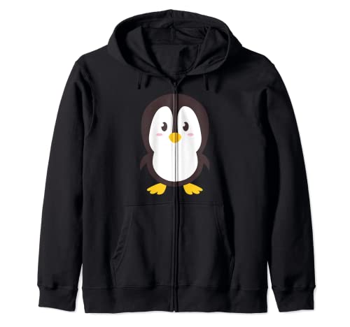 Funny Penguin Lover Spirit Animal Polar Bird Zoo Niños Regalos Sudadera con Capucha