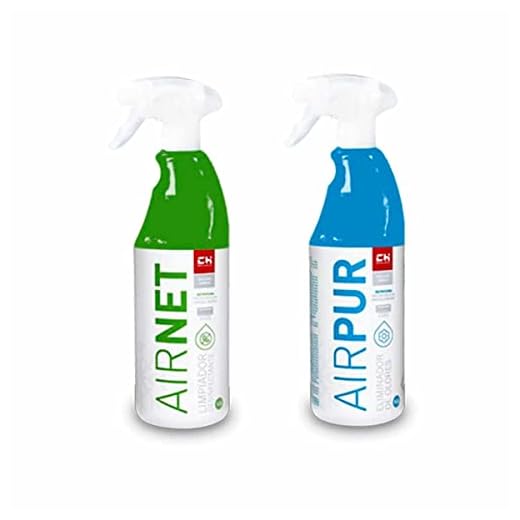 Recamania AIRNET + AIRPUR Pulverizadores Limpiador y Elimina olores Aire Acondicionado 750 ml