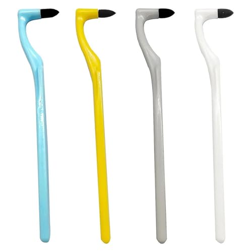 JYSNOW 4 Pezzi Kit Pulizia Denti, Pulizia Denti Tartaro, Spazzolino da Dente Stain Remover, Rimozione Tartaro Dentis, per Sbiancante Dentis, Apparecchi Ortodontic