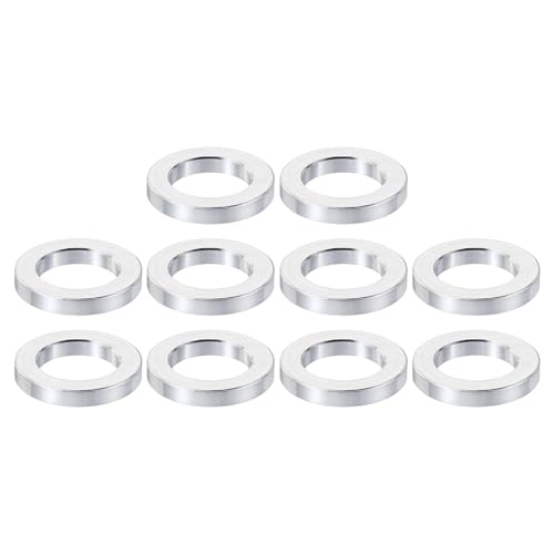 PATIKIL M10A~Xy[T[ 10 ^Xy[T[ A~jE 10.2mm ID x 16mm OD x 2.5mm L A~jEXy[T[XN[X^hIt 3/8" M10XN[{gpEh