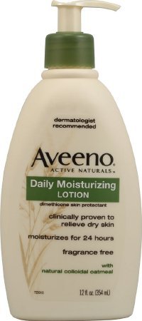 Aveeno Daily Moisturizing Lotion 12 Ounce Pump (354ml) (3 Pack)