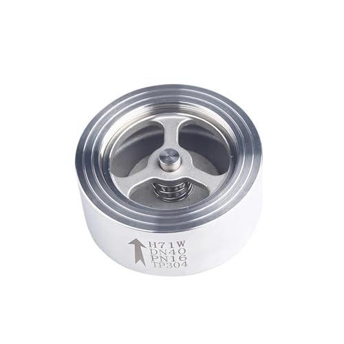 Válvula de retención wafer DN15 de acero inoxidable para control de flujo en acero 304 2