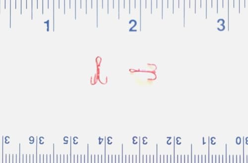 50 Gerry's Tackle Super Strong Red Treble Hooks Size 20