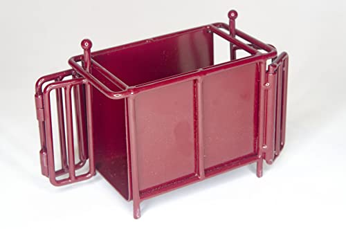 Little Buster Toys Hog/Sheep/Goat Crate Scales - Red; 1/16th Scale