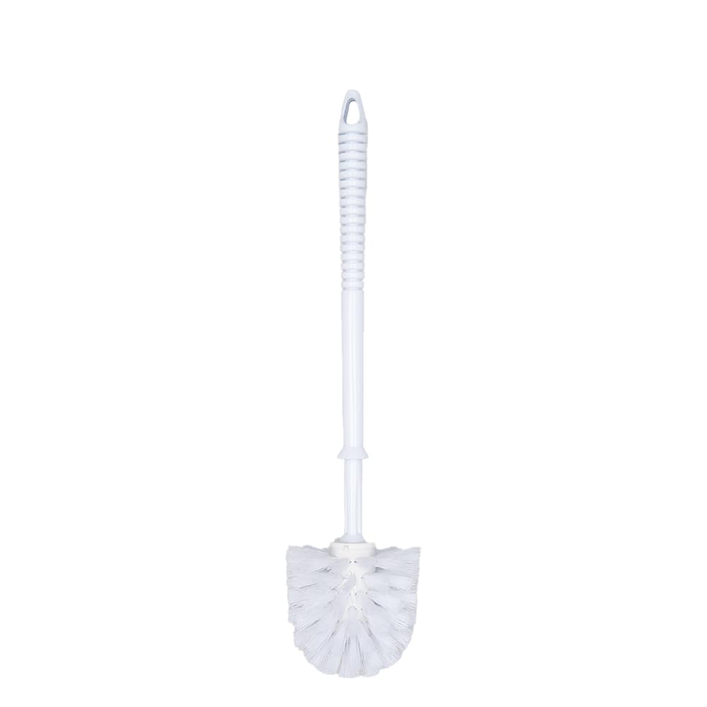 AQUALONA® Spare Toilet Brush - Nylon Bristles - White PVC Handle - Durable - Practical - Huge discounts for Multiple Units