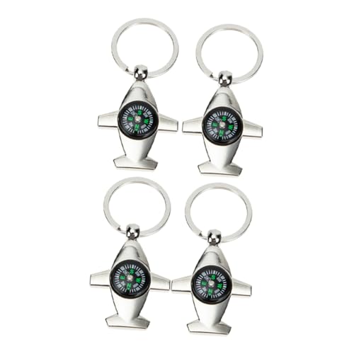 Brújulas de supervivencia clave 4pz para camping miniatura 1