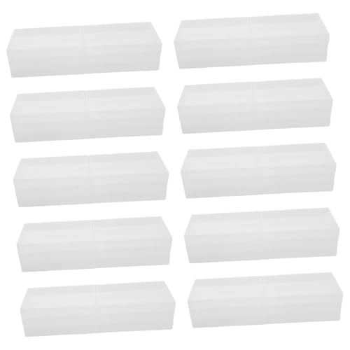 10 Pack Plastic Cassette Storage Box for Collectors