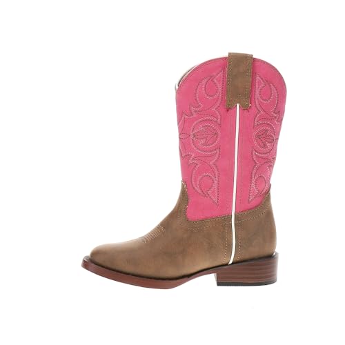 Roper Girls Ainsley (Toddler/Little Kid) Western Boot, Pink, 103