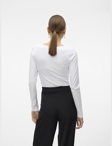 VERO MODA VMLULU LS U-Neck TOP JRS GA NOOS
