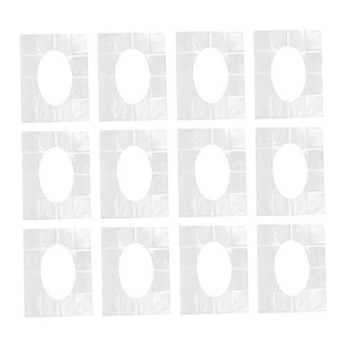 OUNONA Toilet Seat Protector 30 Pack Disposable Soft Waterproof for Travel Outdoor Activities