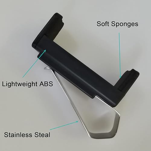 Clip de apertura de puerta de garaje para visera de coche, soporte ajustable, pack de 10 piezas 3