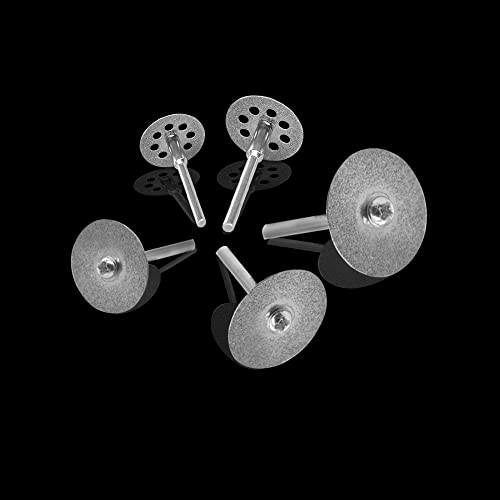 Ruibapa Diamond Cutting Wheel,10Pcs 1/8Inch Shank Diamond Cutting Discs Cut-Off Wheel Blades Set Rotary Tool For Cut Ceramic Glass P-Q-009 #TOP4