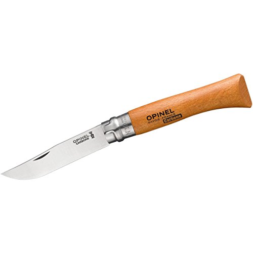 Opinel 113080 Carbon Erwachsene Messer-Größe 8-Nicht rostfrei...