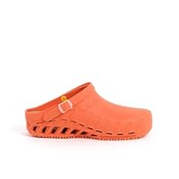 Scholl Damen Clog Evo Health Care Professional Shoe, Orange, 38 EU