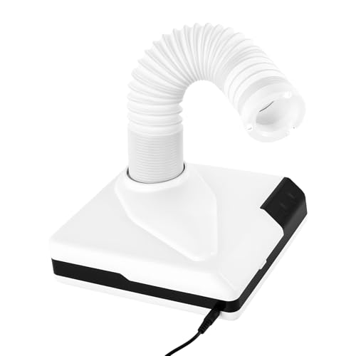 Colector de polvo de uñas con manguera de gran calibre y potente succión de 60W 2