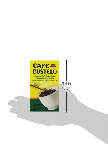 Bustelo Decaffeinated Instant Espresso Coffee 6 - 0.09 Oz Individual Packets Decaf (2 Pack)