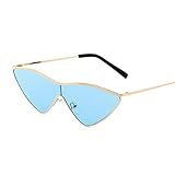 Materiales de alta calidad: las gafas de sol están hechas de materiales de alta calidad, fuertes y ligeros, de textura fina, no fáciles de deformar y buen brillo. La película protectora UV400 puede bloquear los rayos dañinos, filtrar la luz azul dañina, restaurar los colores verdaderos, eliminar la luz reflejada y la luz dispersa, y hacer que el paisaje sea más claro y suave, lo que reduce la fatiga ocular y protege los ojos.