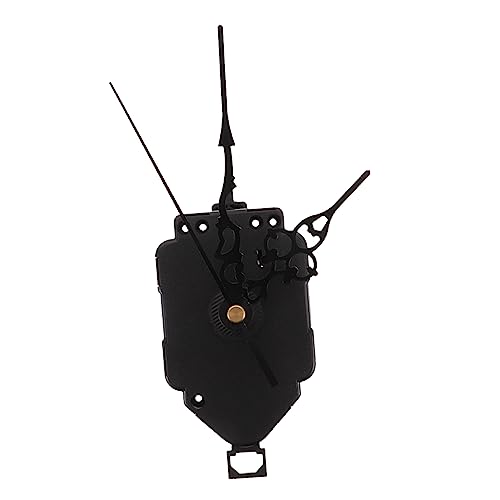 IWOWHERO 静音クォーツ振り子時計ムーブメント 修理キット用 壁掛け時計針付き バッテリー式クロックメカニズム 交換アクセサリー