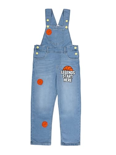 Image of KiddoPanti Boys Denim Dungaree Pant