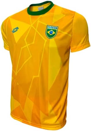 Camisa Brasil Lotto Amarelo Masculina