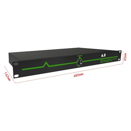 Supresor de retroalimentación con desplazamiento de frecuencia, procesador profesional de micrófono 6 entradas y 6 salidas para eliminación de lloros en escenarios, conferencias, KTV y control de efectos de audio miniatura 2