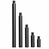 nuluxi 14mm CCW to 14mm CCW,Airsoft-Black M14x1 Left Threaded Extension Airsoft Accessories