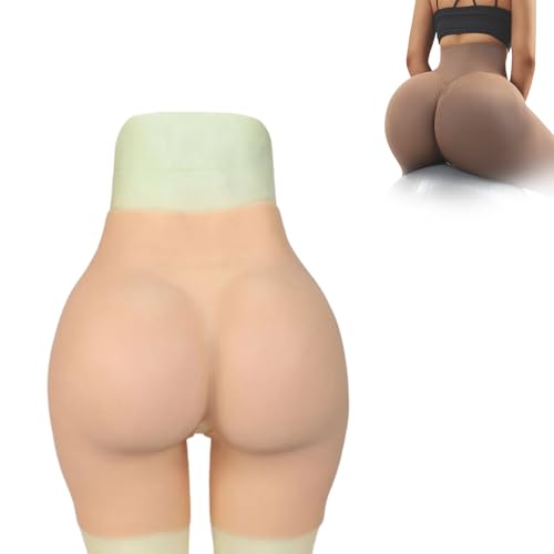 Culotte Faux Cul en Silicone Réaliste à Entrejambe Ouvert pour Galber les Fesses