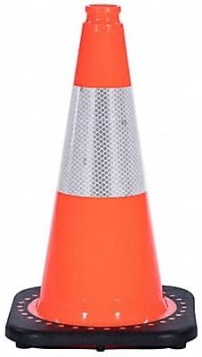 JBC 18" Orange PVC Revolution Series Traffic Cone