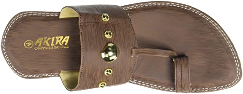 Image of Walktrendy Mens Wtmf80 Brown Flats