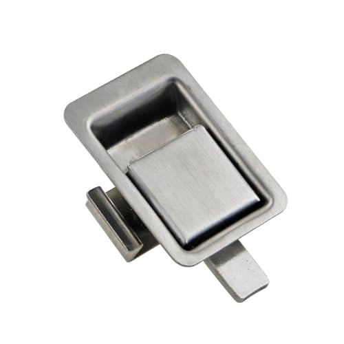 Serrure plate pour armoire résolvant les problèmes de fermeture