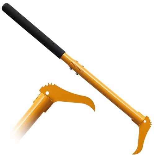 Pickaroon, 75cm Hookaroon Sappie en Acier avec Manche Long Léger - Outil à Fendre avec Poignée Antidérapante pour Tirer, Empiler, Soulever des Blocs de Bois de Chauffage