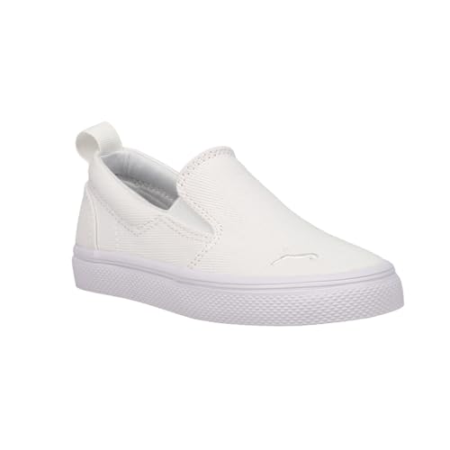 PUMA Toddler Boys Bari Comfort Slip On Sneakers Shoes Casual - White2