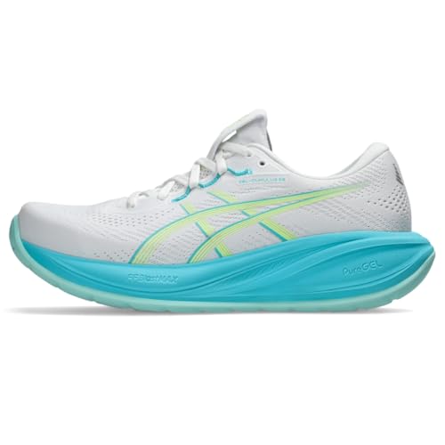 Image of ASICS Women's Gel-Cumulus 28 Running Shoes, 8.5, White /Energy Aqua