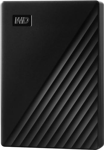 WD My Passport 5 TB draagbare harde schijf (draagbare opslag, slank ontwerp, met software voor...