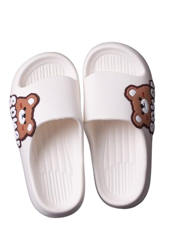 Claquettes Femme Confortable Maison,Chaussures Piscine, Tongs de Plage,Pantoufles D'extérieur (BLANC 36/37, Système Taille Chaussures EU, Adulte, Numérique (intervalle), Moyen, 36, 37)