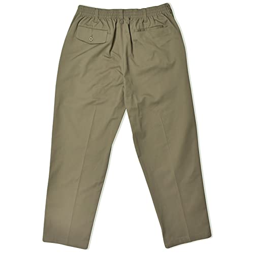 Falcon Bay Big & Tall Men's Casual Twill Pants Full Elastic4