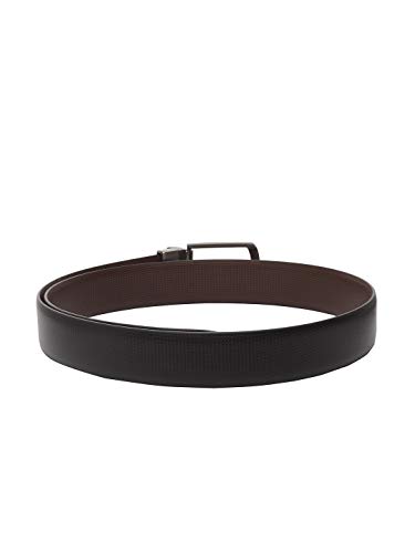 Image of Amicraft Faux Leather Men's Wallet & Belt Combo Set Black Brown Reversible Gift set