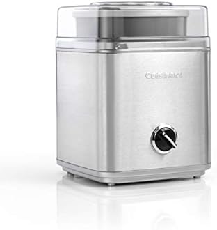 Cuisinart ICE30 Ice Cream Maker, Sorbet and Frozen Yogurt Maker, Silver, 220V, Import from UK