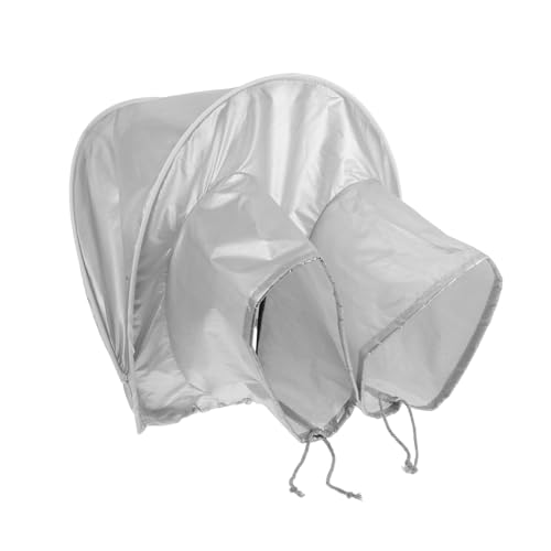 BESPORTBLE Equipo De Sauna Bol Balde Aislamiento Cubierta De Cubo De Pie Aislada Tapa para Remojo De Pies Tapa Aislante del Cubo Cubierta De Bañera Aislada Impermeable Reemplazo Silver Tela