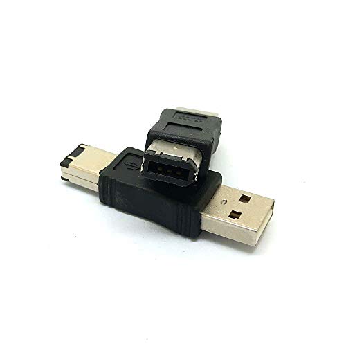 Toptekits LYSB019677YF6-CMPTRACCS Firewire Ieee 1394 6 Pin Male To Usb A Male Convertor Jack M/M Adapter thumb #5