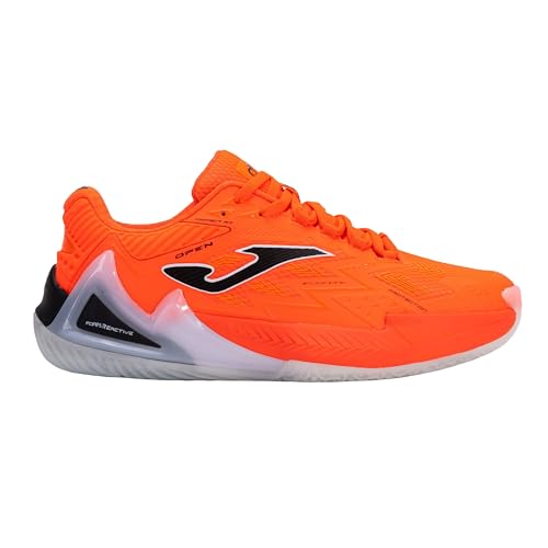 Joma Pádel Zapatilla de Hombre Open Coral, 40-46 - Suela Reactive Ball Que Absorve Impactos y Evita Torsiones en Articulaciones