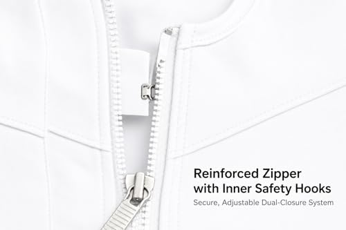 Image of Men's Compression Vest | Zipper & Hook Chest Shapewear | Premium Nylon-Spandex Apparel Fabric