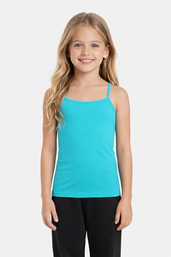 Image of Kurve Girl's Sleeveless Tank Top - Stretch Undershirts Cami Camisole, UV Protective Fabric, Rated UPF 50+ (Made in USA)