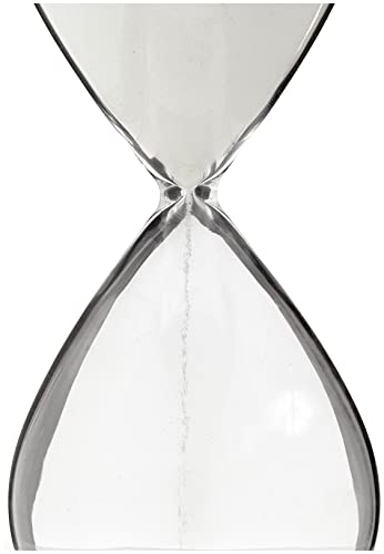 Ampulheta em Vidro, Mart Collection, Branca